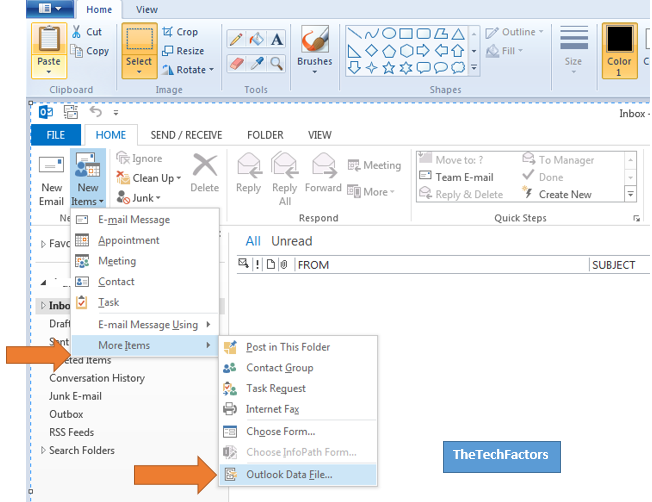 Outlook data file Outlook 2013