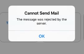 resize image when emailing from iPad - cannot send mail error
