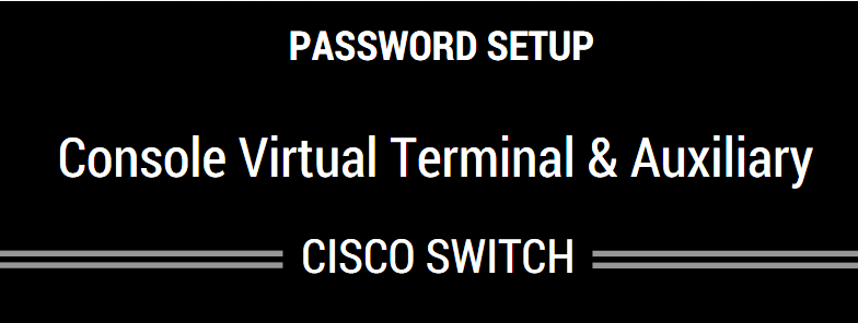 Cisco console vty auxiliary password