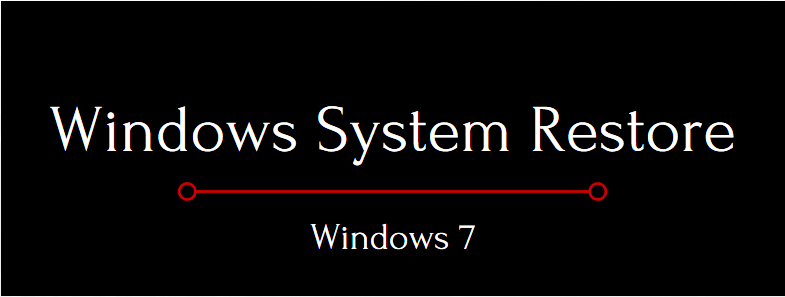 windows system restore