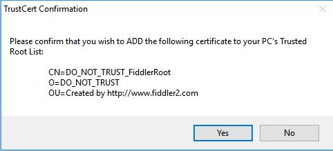 fiddler trust cert